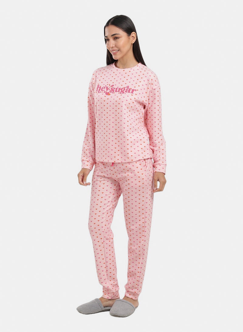 Carina "Hey Sugar" Print Pyjama Set - Image 3